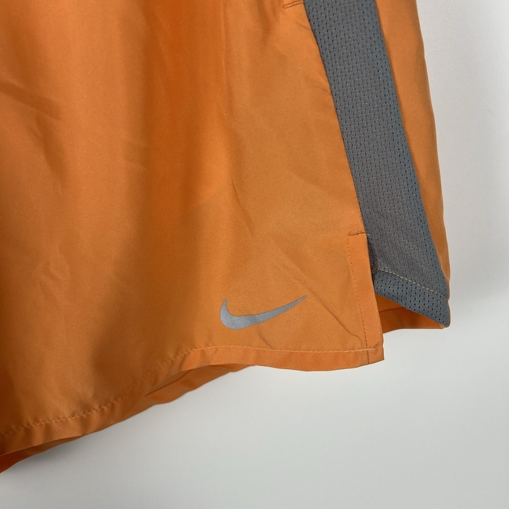 Nike Mens 2XL XXL Running Shorts Orange 5" Inseam Dri-Fit Standard Fit New NWT - Picture 12 of 13